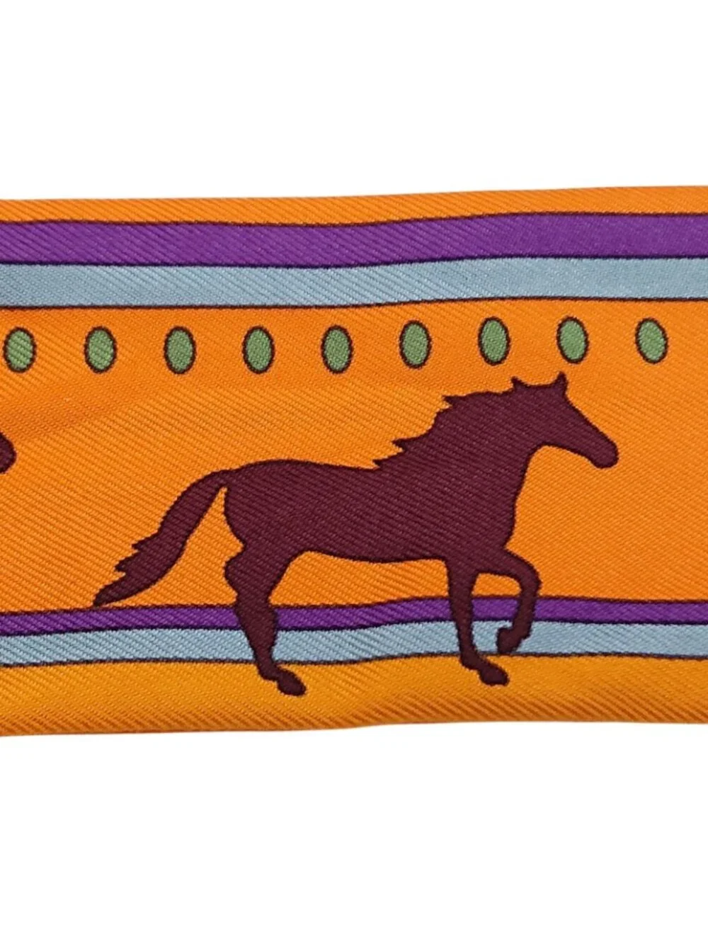 ★SOLD★ Hermes Sequences Horse Print Silk Scarf - Picture 13 of 13